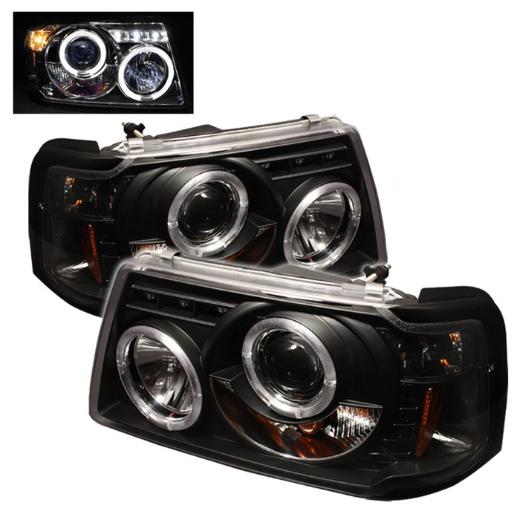 Spyder Halo Projector Headlights - Black (1 Piece)