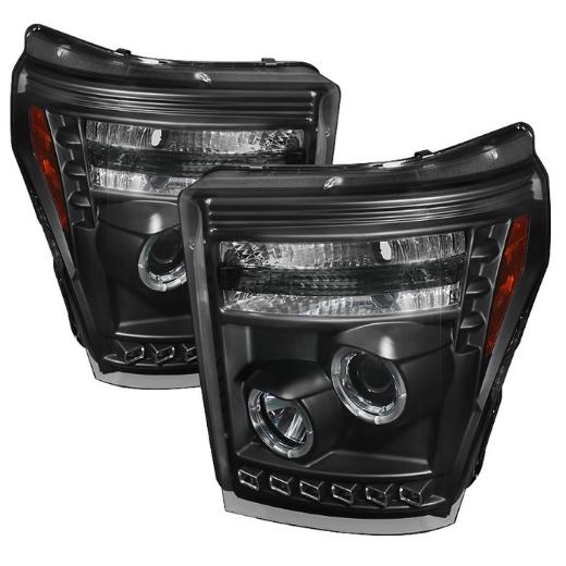 Spyder Halo LED Projector Headlights (Black)