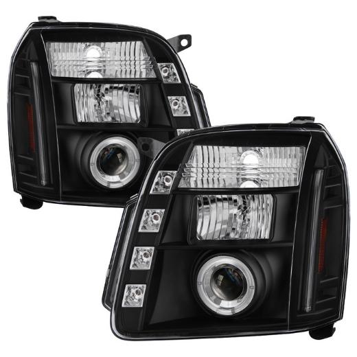 Spyder Auto Projector Halo Headlights - Black