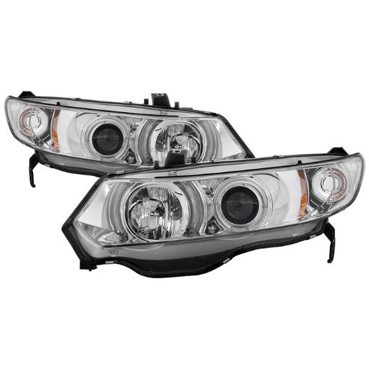 Spyder Auto Headlights - Projector (Chrome)