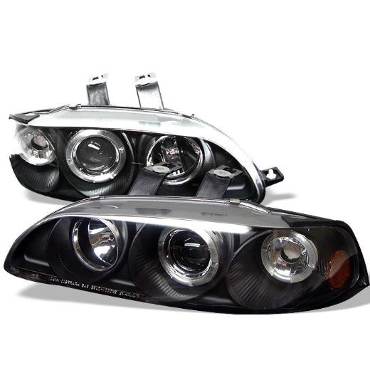 Spyder Halo Projector Headlights - Black (1 Piece)