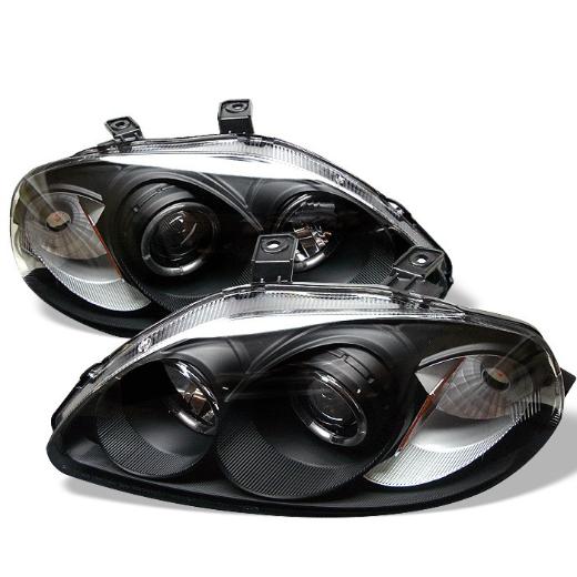 Spyder Halo Projector Headlights - Black