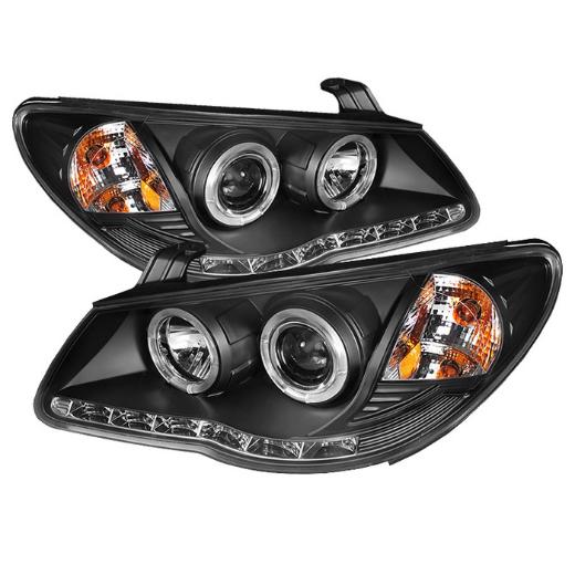 Spyder DRL LED Projector Headlights (Chrome)