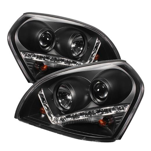 Spyder Auto LED Projector Headlights - Black