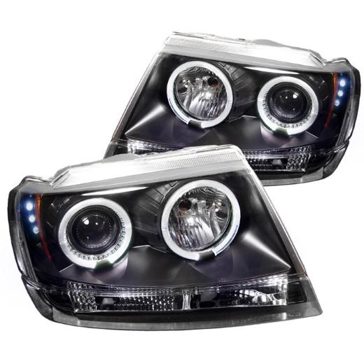 Spyder Halo LED Projector Headlights - Black