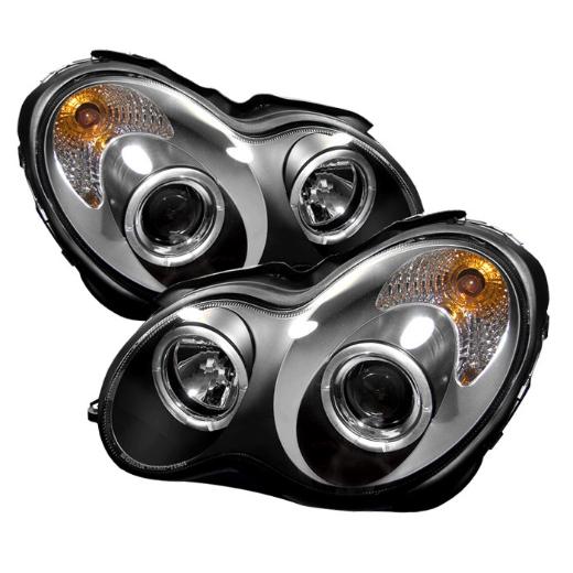 Spyder Halo Projector Headlights - Black