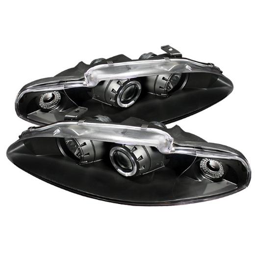 Spyder Halo Projector Headlights - Black