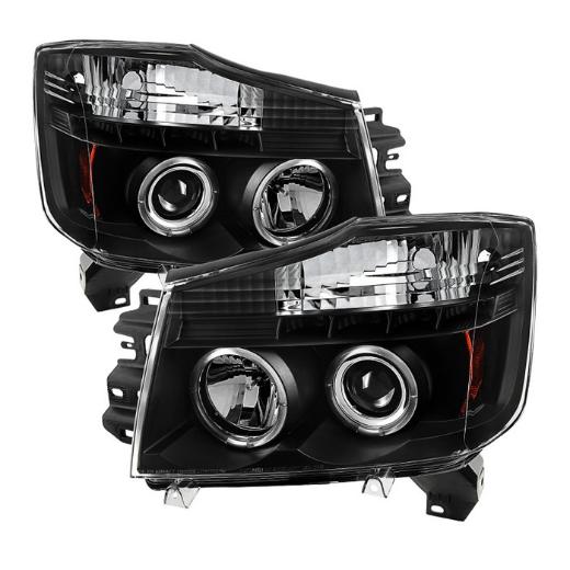 Spyder Halo LED Projector Headlights - Black