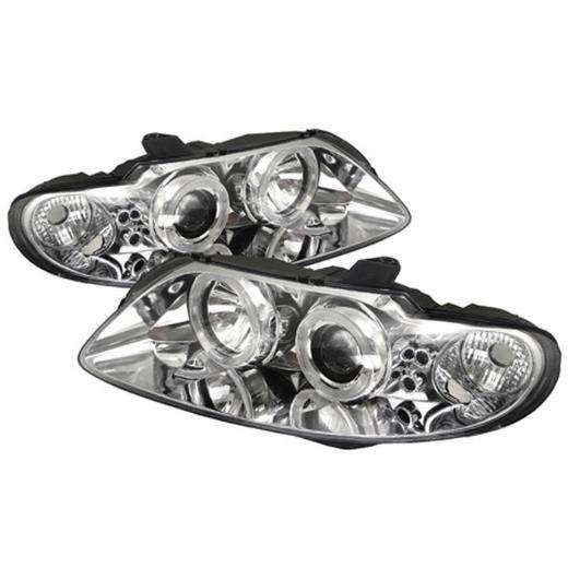 Spyder Halo LED Projector Headlights - Chrome