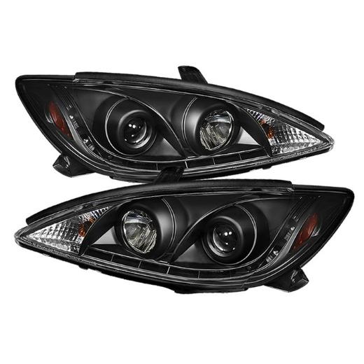 Spyder DRL LED Projector Headlights (Black)