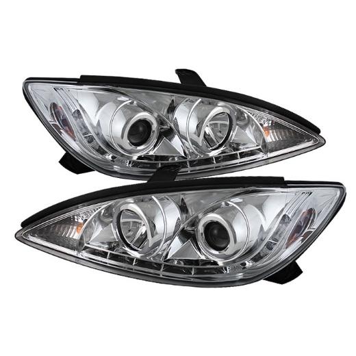 Spyder DRL LED Projector Headlights (Chrome)