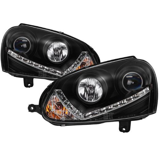 Spyder Auto LED Projector Headlights - Black