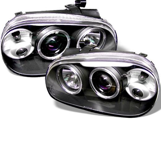 Spyder Halo Projector Headlights - Black