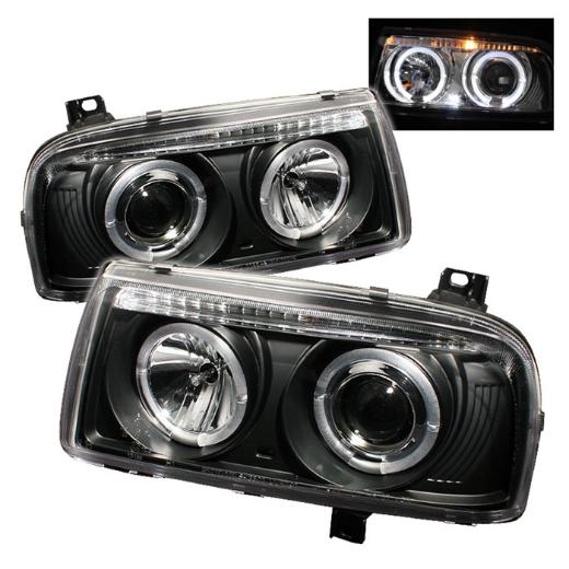 Spyder Halo Projector Headlights - Black