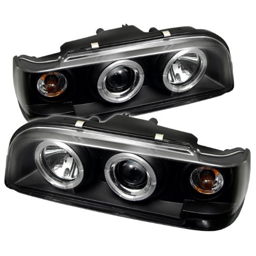 Spyder Auto Headlights - Halo Projectors (Black)