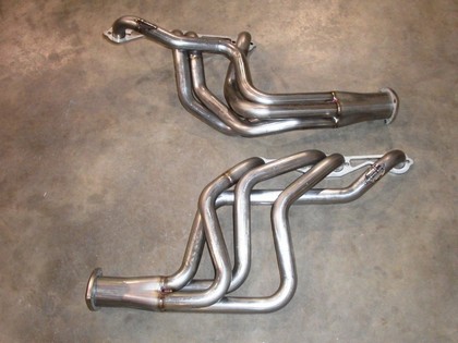 Stainless Works Headers 1 5/8, .065 wall thickness, cnc mandrel bent primary tubes.  CNC laser cut flanges, 3