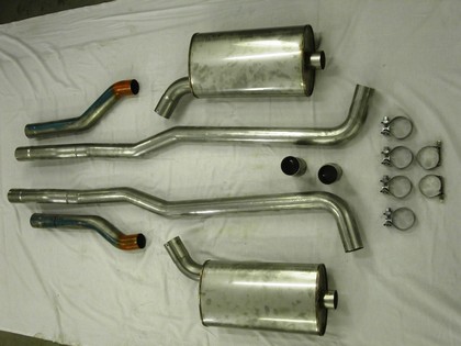 Stainless Works Exhaust system-small block.  CNC Mandrel bent 2 1/2