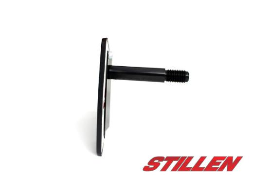 Stillen Front License Plate Bracket With 24mm Tow Hook Thread Diameter - 7 1/4