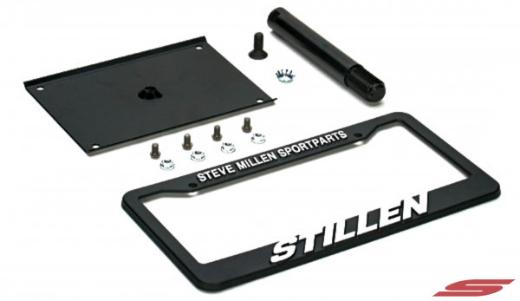 Stillen Front License Plate Bracket With 24mm Tow Hook Thread Diameter - 5 7/8