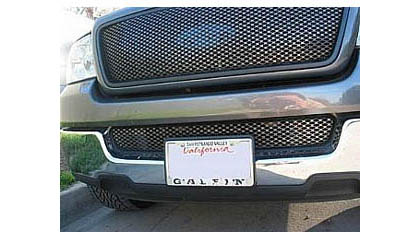 Street Scene Cut-Out Grilles, OE Valance (Black Chrome)