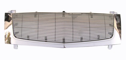 Street Scene Chrome Grille Shell With 4mm Billet Grille Inserts