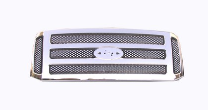 Street Scene Chrome Grille Shell With 6 Piece Black Chrome Grille Inserts