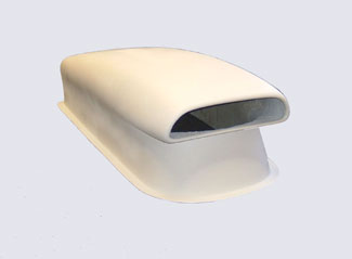 Street Scene Fiberglass Hood Scoop