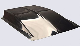 Street Scene Aero Style Extra Large Fiberglass Hood Scoop