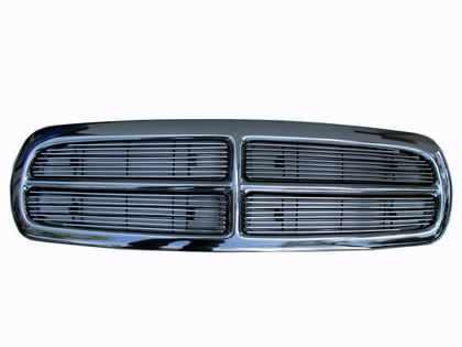 Street Scene Chrome Grille Shell With Black Chrome Speed Grille