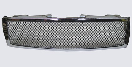 Street Scene Grille Shell, Full Open with Black Chrome Speed Grille Insert