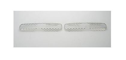 Street Scene Bolt-Over Grilles, OEM Valance and Bumper (Brushed)