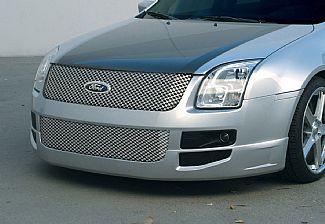 Street Scene Front Bumper Grille, Satin Aluminum