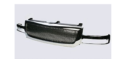 Street Scene Grille Shells, Plastic and Chrome w/Chrome Insert