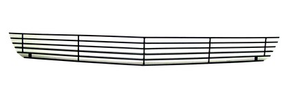 Street Scene Lower Bumper Grille, Cut Out Style Black Powder Coat Billet