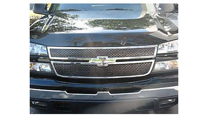 Street Scene Bolt-Over Grilles, Main (Black Chrome)