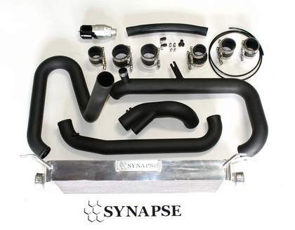 Synapse Front Mount Intercooler Kit with All Black BOV