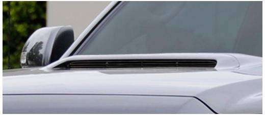 T-Rex Billet Hood Scoop Insert - 1 Piece- All Black