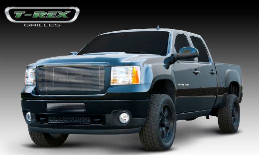 T-Rex Billet Grille Insert & Overlay/Bolt On - OE Logo Mounts On Billet