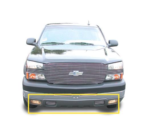 T-Rex Bumper Air Dam - Tow Hooks Billet Grille Insert  (Hooks Must Be Removed) 