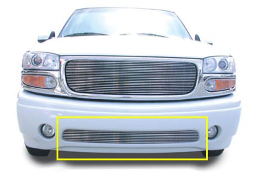 T-Rex Bumper Billet Grille Insert - Denali (Tow Hooks Must Be Removed, 9 Bars)