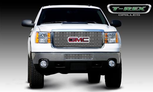 T-Rex Sport Series Formed Mesh Grille - Stainless Steel - Triple Chrome Plated With Logo Opening