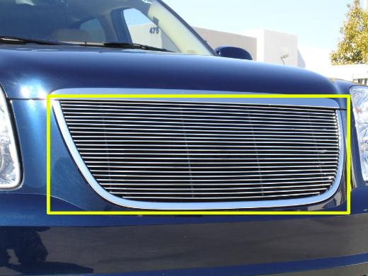 T-Rex Grille Assembly - Aftermarket Chrome Shell With Billet (21171) Installed