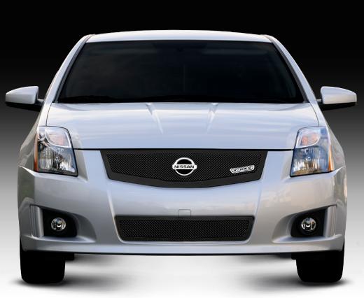 T-Rex Upper Class Mesh Grille With Logo Plate - All Black (Fits Vehicles With Sport Grille And Sport Fascia) 