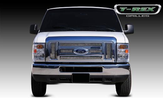 T-Rex Upper Class Polished Stainless Mesh Grille - 6 Piece