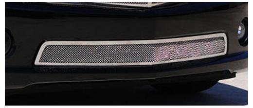 T-Rex Upper Class Polished Stainless Bumper Mesh Grille With Formed Mesh Center (SS Models)