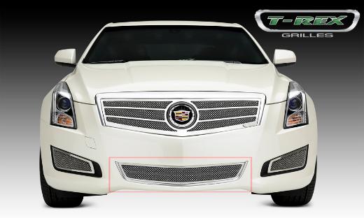 T-Rex Upper Class Series Bumper Mesh Grille - Polished, Overlay