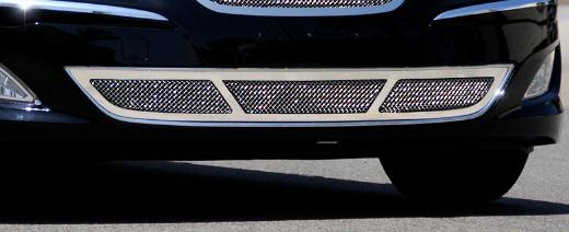 T-Rex Upper Class Polished Stainless Bumper Mesh Grille With Formed Mesh Center