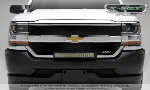 T-Rex Laser Billet Series Grille - Black, Steel