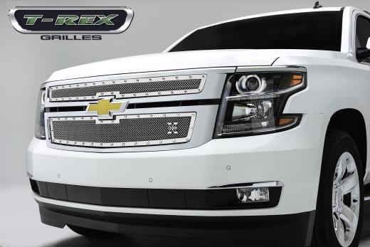 T-Rex X-Metal Series Studded Bumper Grilles - Polished, Stainless