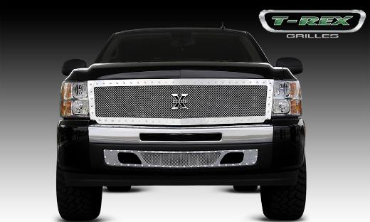 T-Rex X-Metal Series - Studded Main Grille - Polished SS - Custom 1 Piece (Replaces OE Grille, UPS OS3)